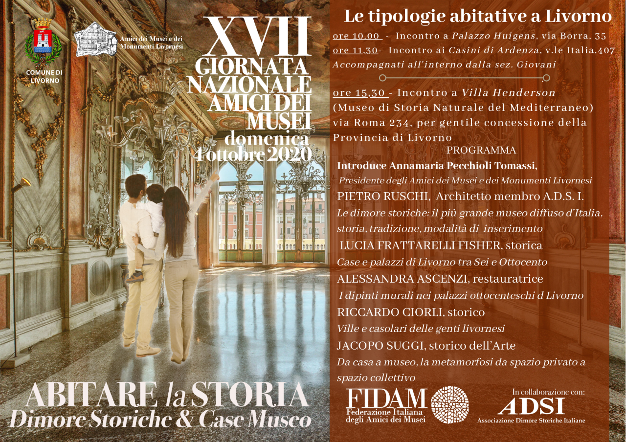 Giornata Nazionale Amici dei Musei. Abitare la storia
